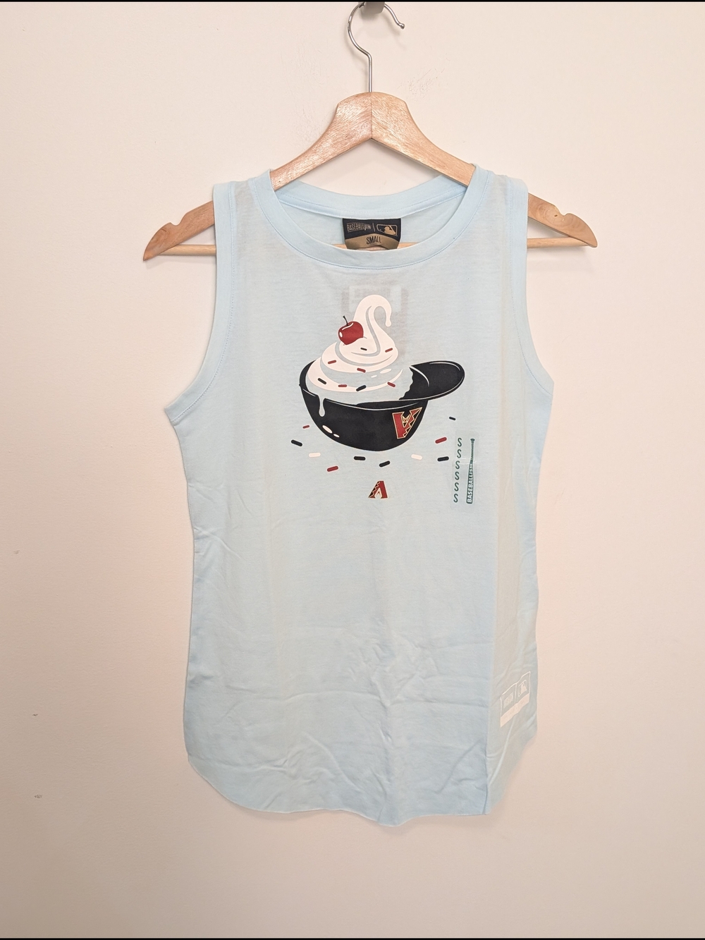 Baseballism Arizona Diamondbacks MLB Blue Ice Cream Sundae Women's Tank Top